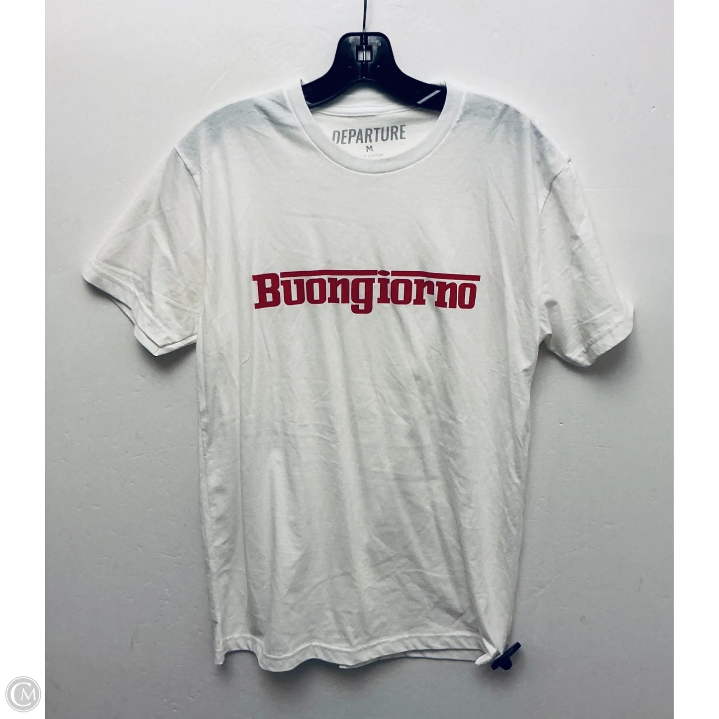 Top Short Sleeve Basic By Clothes Mentor In White, Size: M