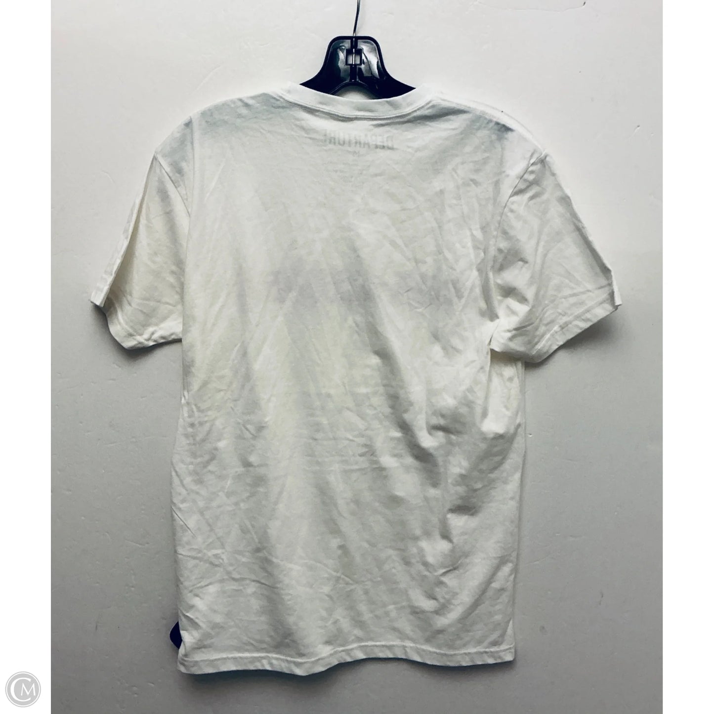 Top Short Sleeve Basic By Clothes Mentor In White, Size: M