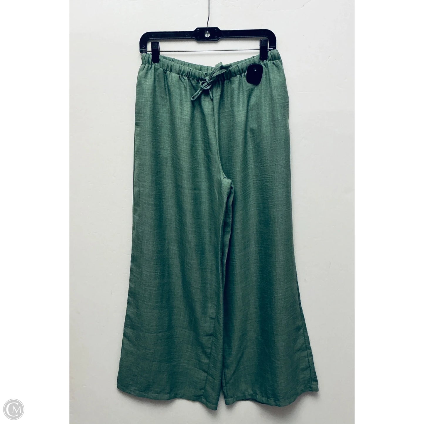 Pants Wide Leg By Clothes Mentor In Green, Size: L
