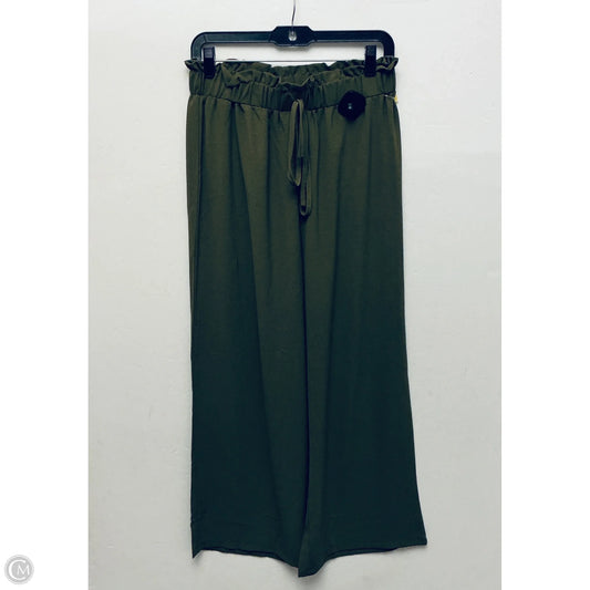 Pants Wide Leg By Clothes Mentor In Green, Size: L