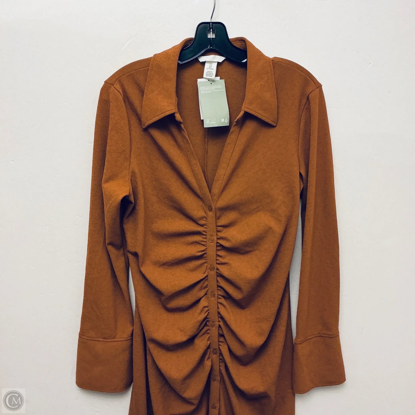 Dress Casual Maxi By H&m In Brown, Size: L