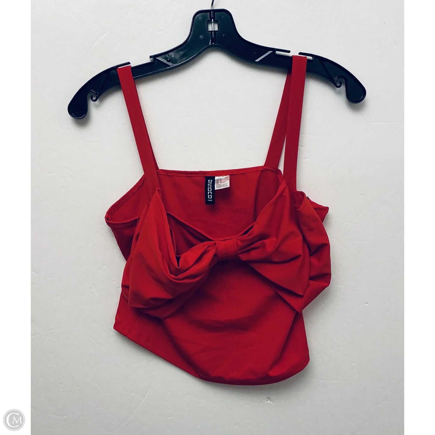 Top Sleeveless By Divided In Red, Size: M