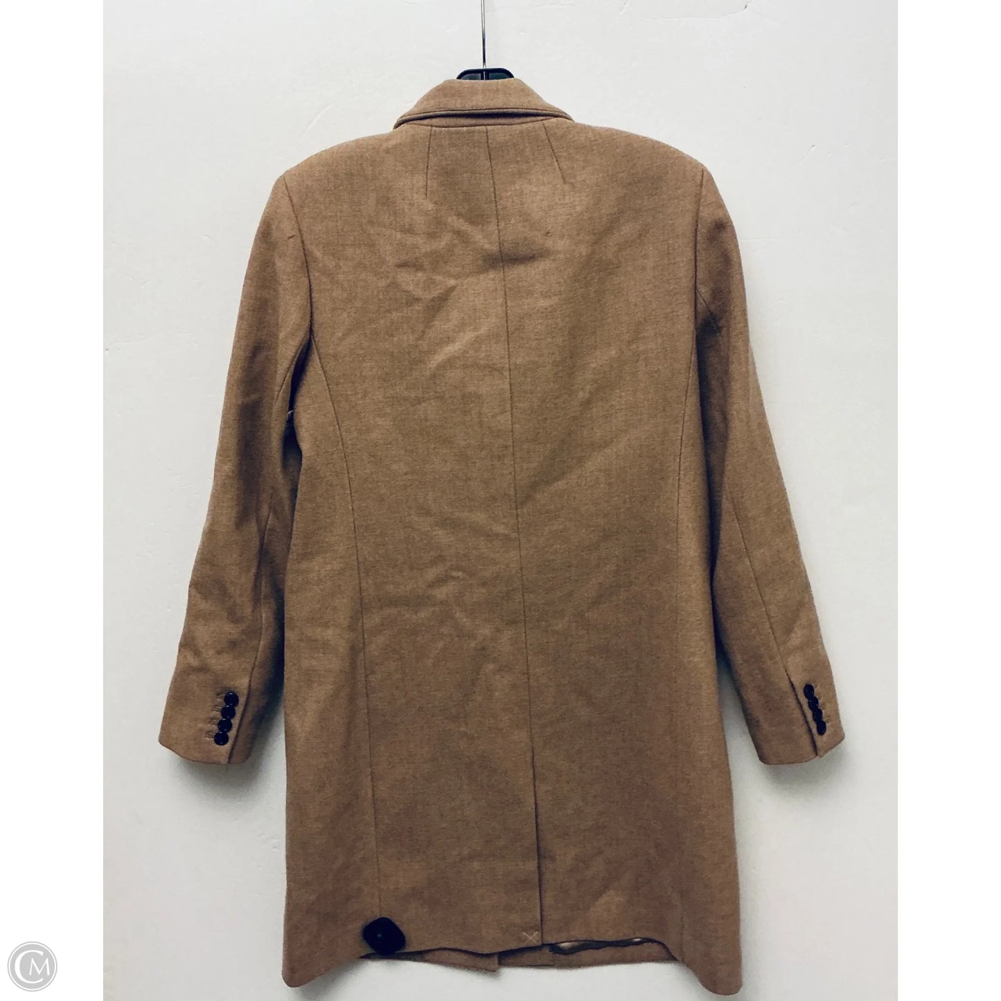 Coat Peacoat By J. Crew In Tan, Size: M