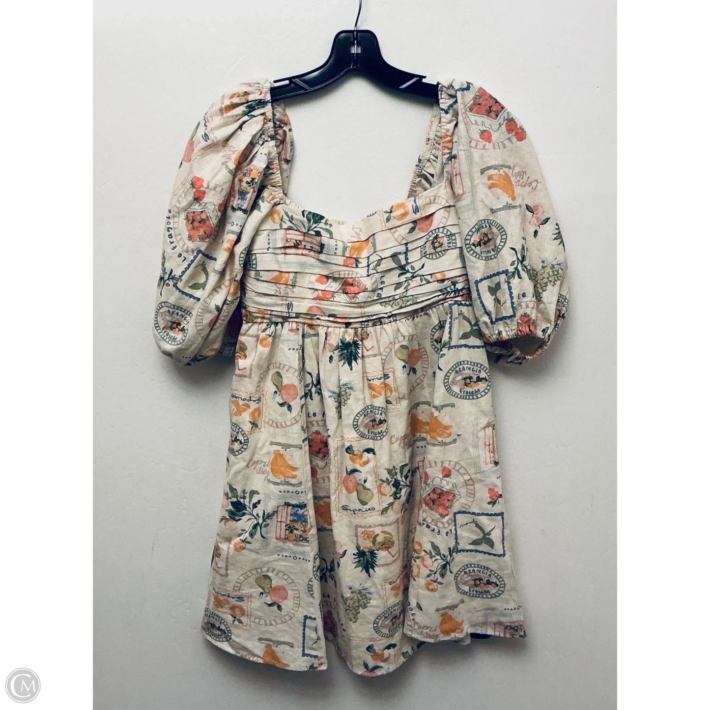 Dress Casual Midi By Abercrombie And Fitch In Cream, Size: M
