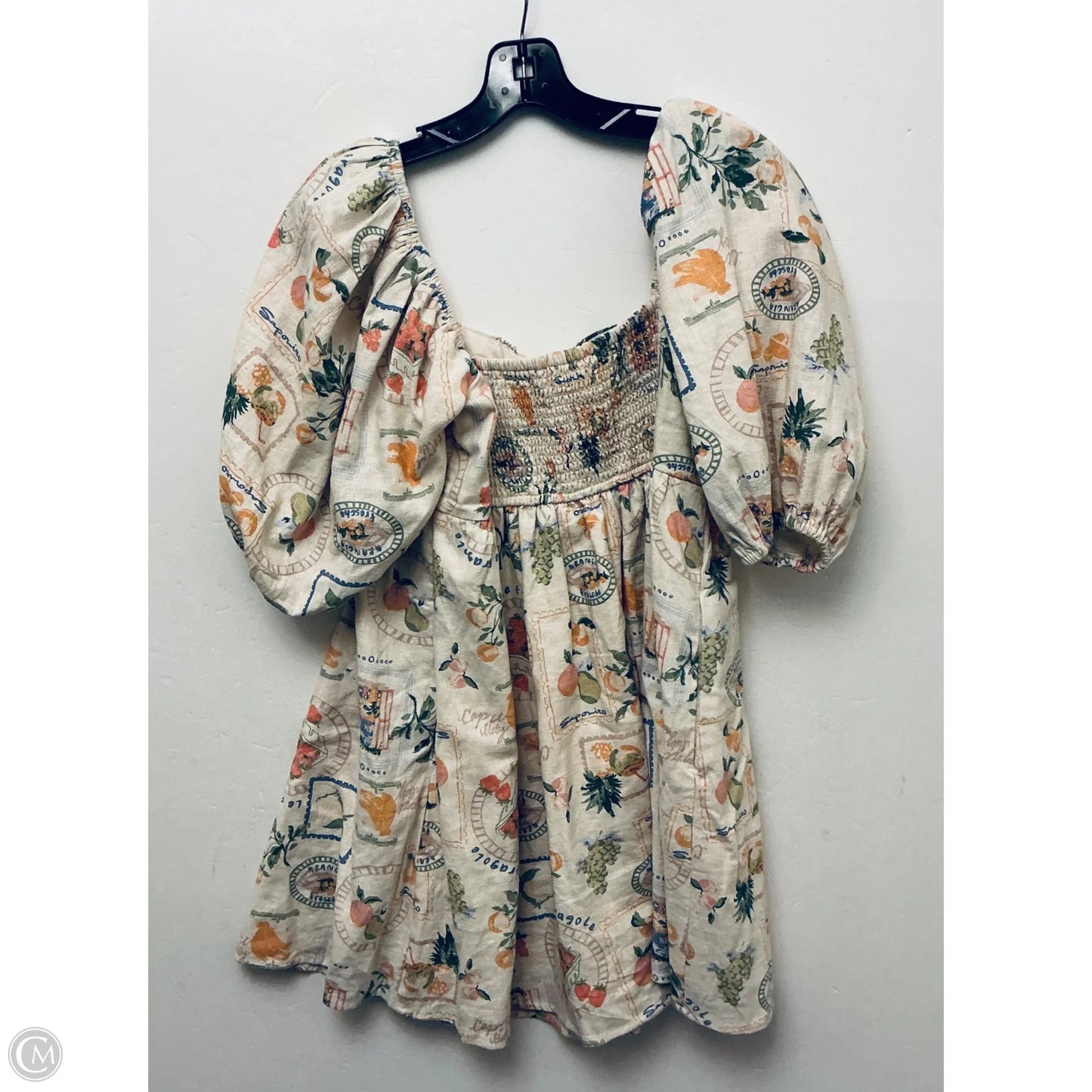 Dress Casual Midi By Abercrombie And Fitch In Cream, Size: M