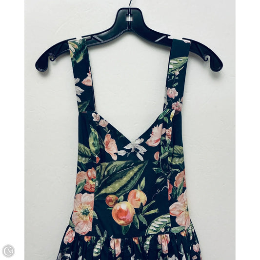 Dress Casual Midi By H&m In Green, Size: M