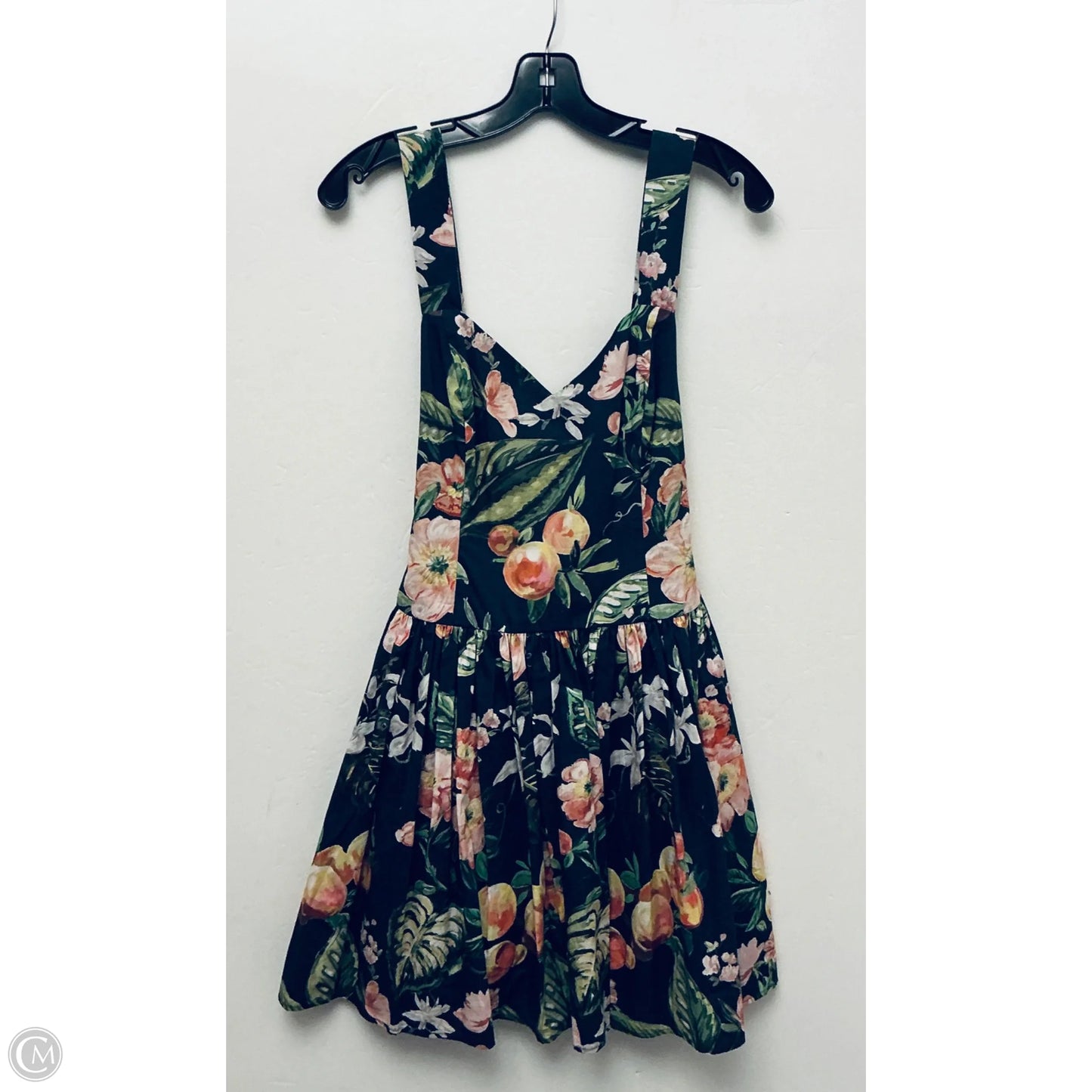 Dress Casual Midi By H&m In Green, Size: M