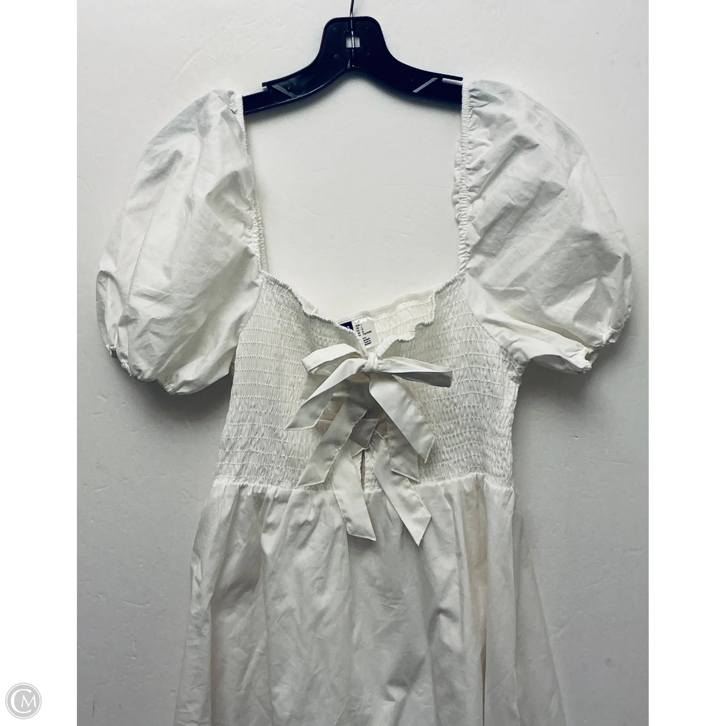 Dress Casual Midi By Divided In White, Size: L