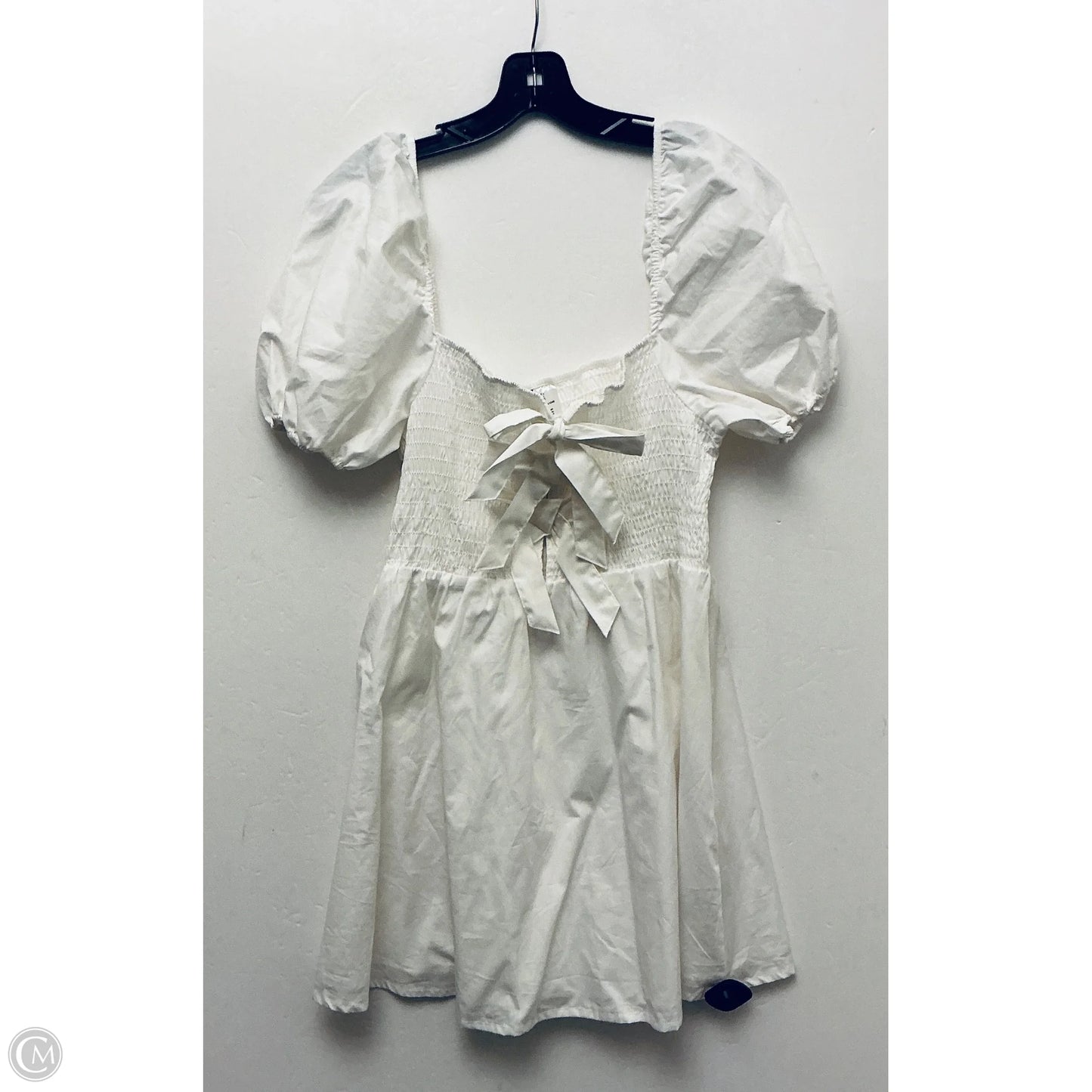 Dress Casual Midi By Divided In White, Size: L