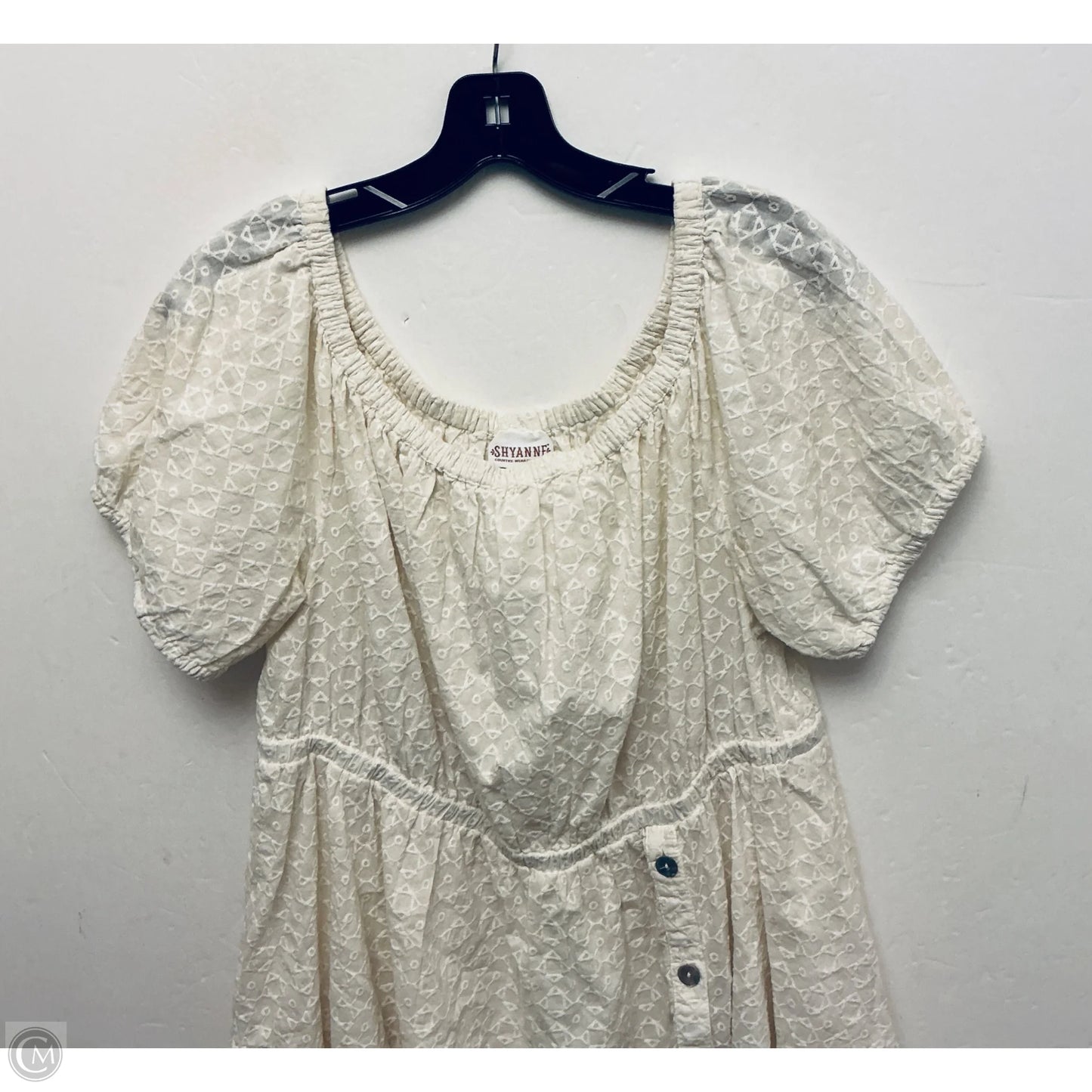 Dress Casual Short By Shyanne In White, Size: Xl
