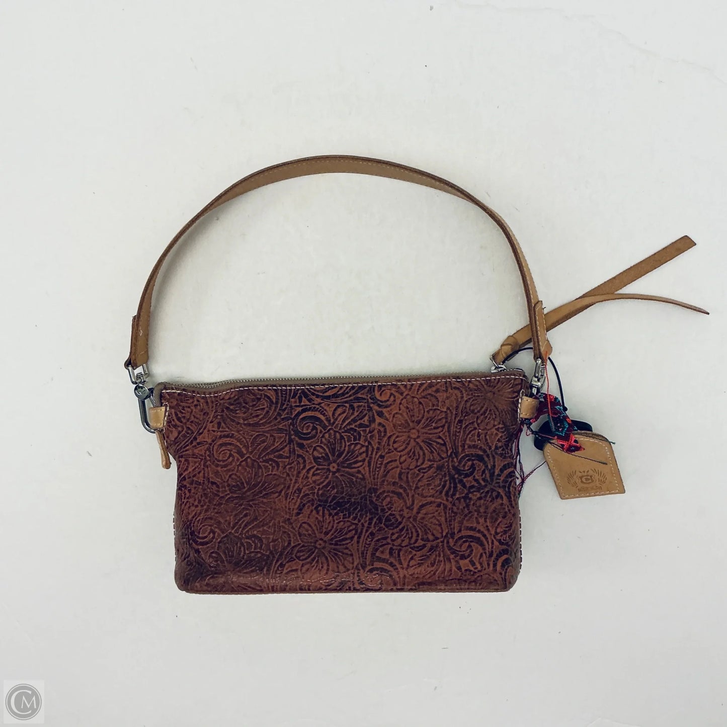 Handbag Leather By Consuela, Size: Small
