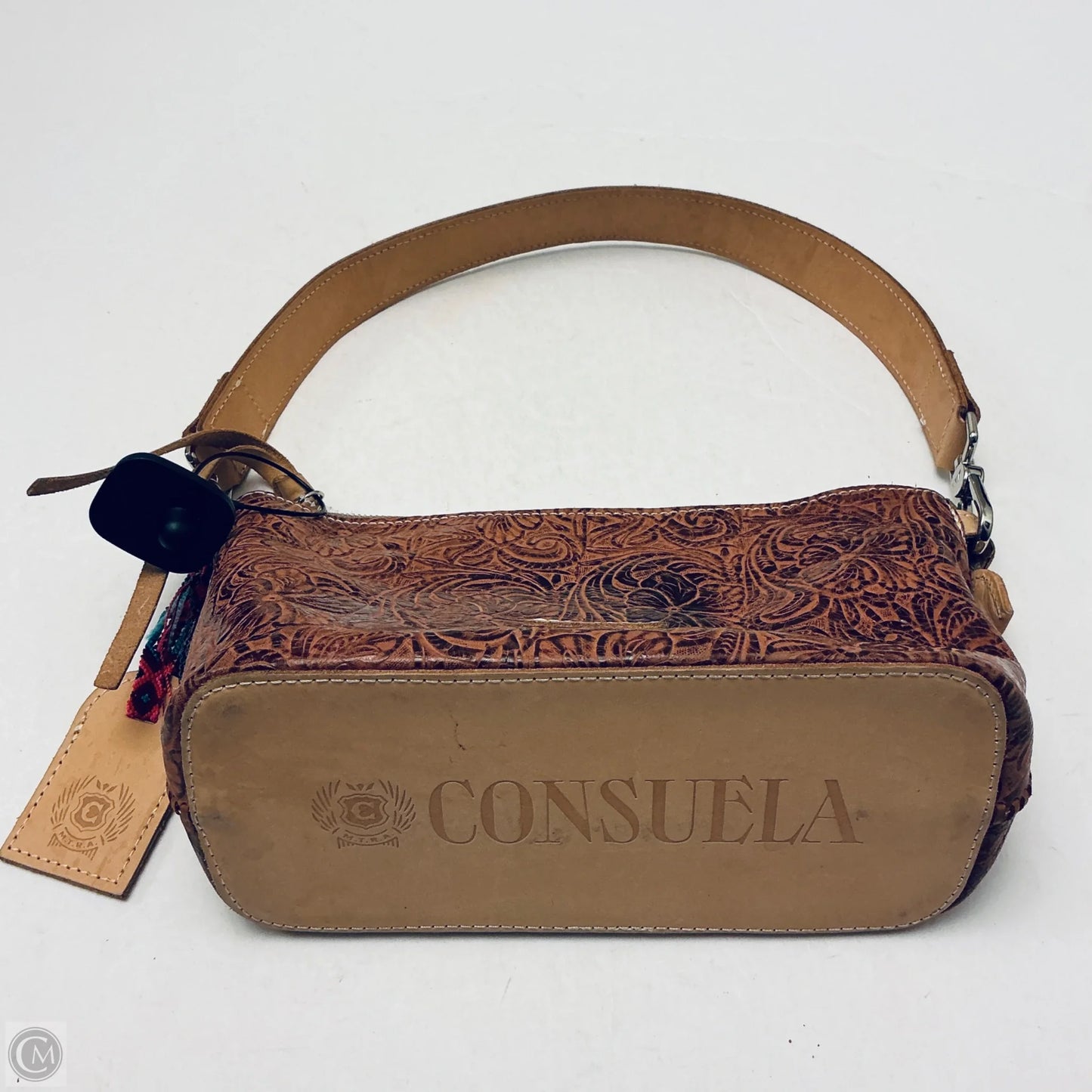 Handbag Leather By Consuela, Size: Small