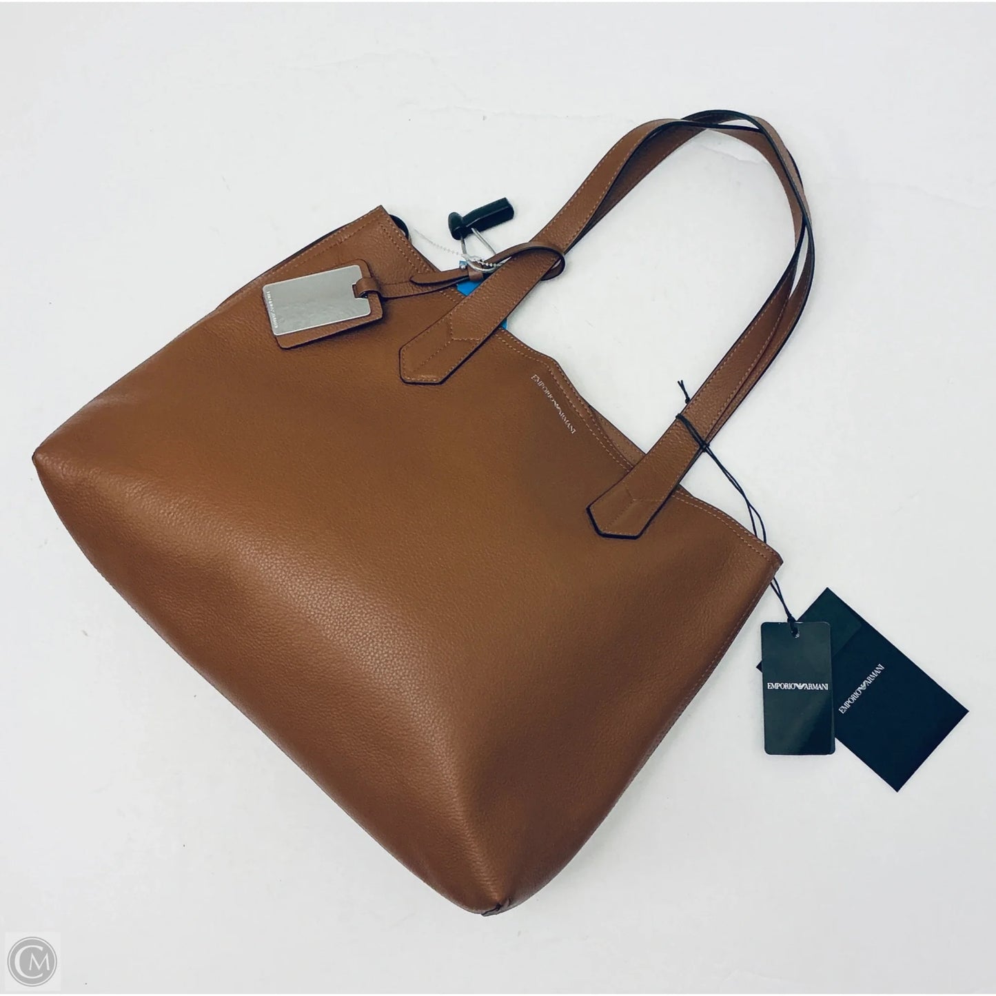 Tote Leather By Emporio Armani, Size: Medium