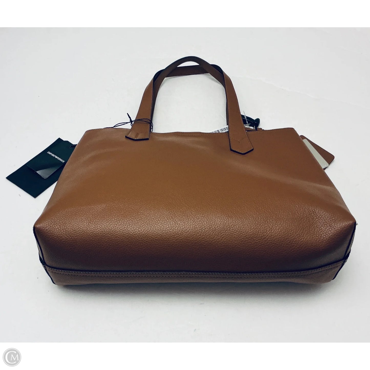 Tote Leather By Emporio Armani, Size: Medium