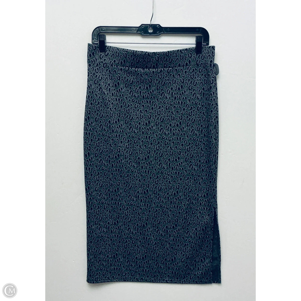 Skirt Midi By Loft In Silver, Size: M