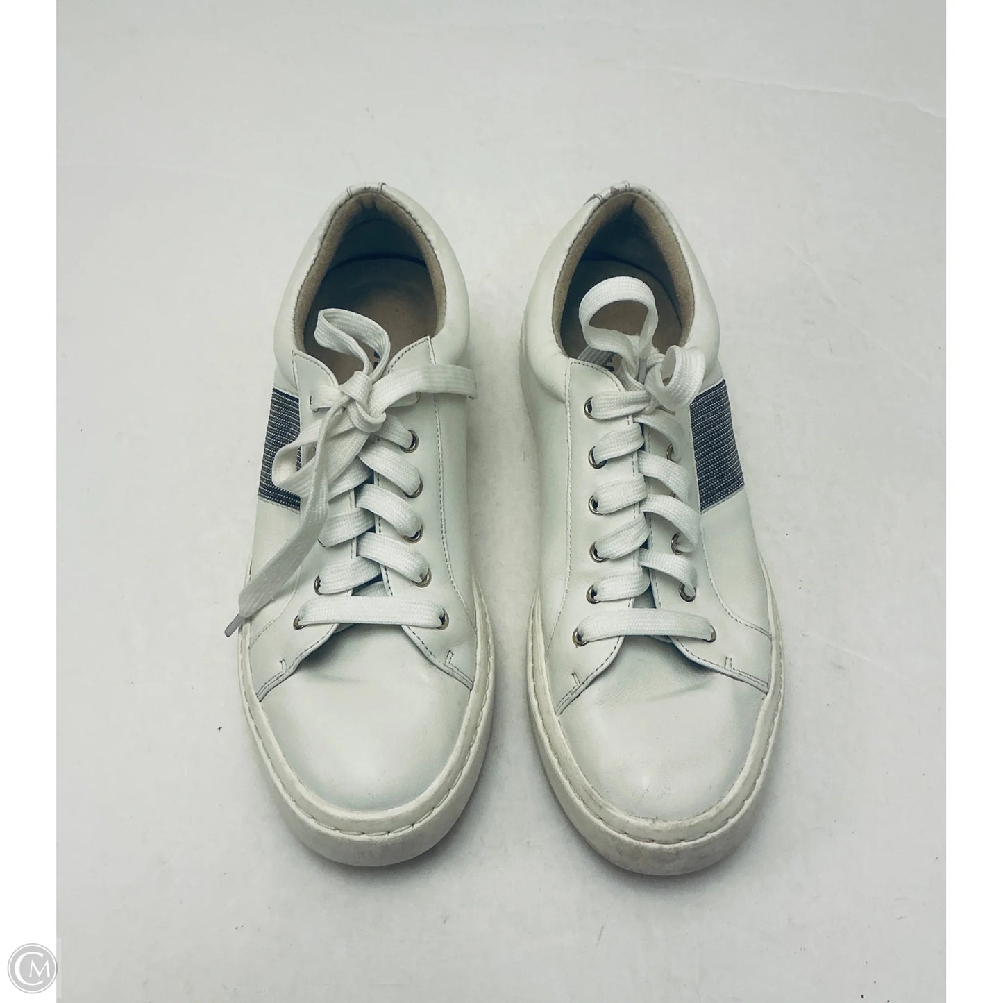 Shoes Sneakers By Vaneli In White, Size: 8