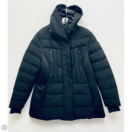 Coat Puffer & Quilted By Cmc In Black, Size: 1x