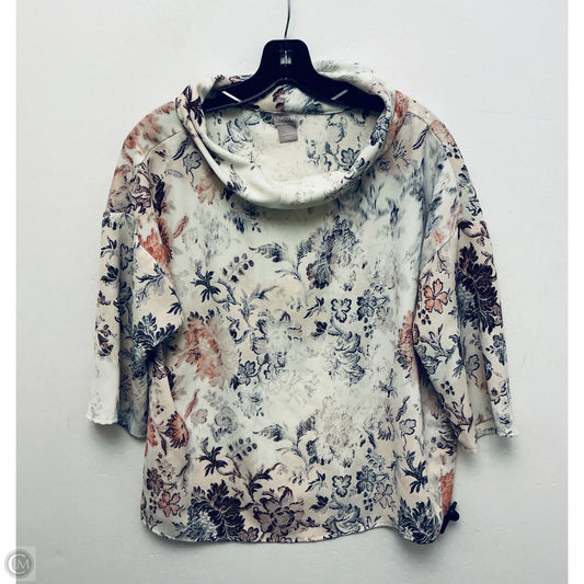 Top Long Sleeve By Chicos In Floral Print, Size: M