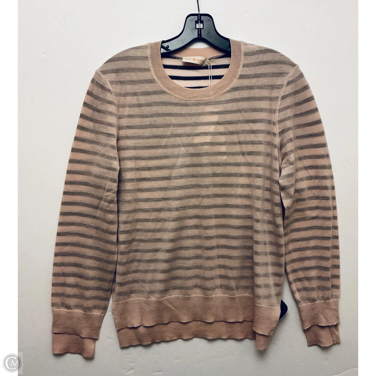 Sweater Designer By Tory Burch In Striped Pattern, Size: M