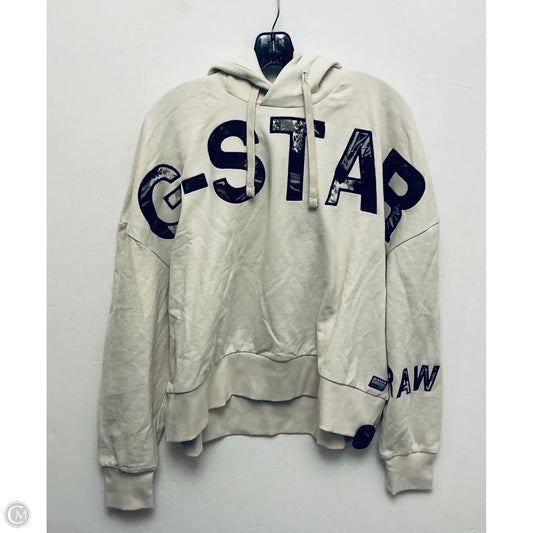 Sweatshirt Hoodie By Cmb In Tan, Size: M
