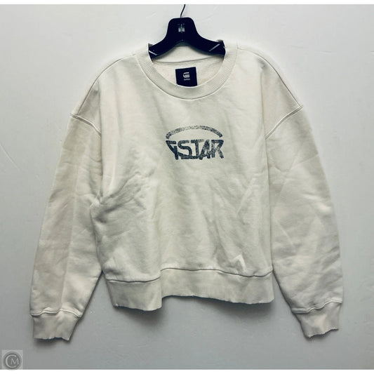 Sweatshirt Collar By Cmb In White, Size: Xl