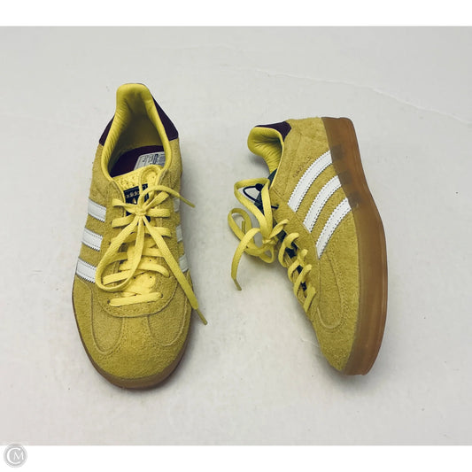 Shoes Sneakers By Adidas In Yellow, Size: 6