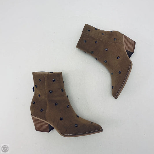 Boots Ankle Heels By Oasis Society In Tan, Size: 7.5
