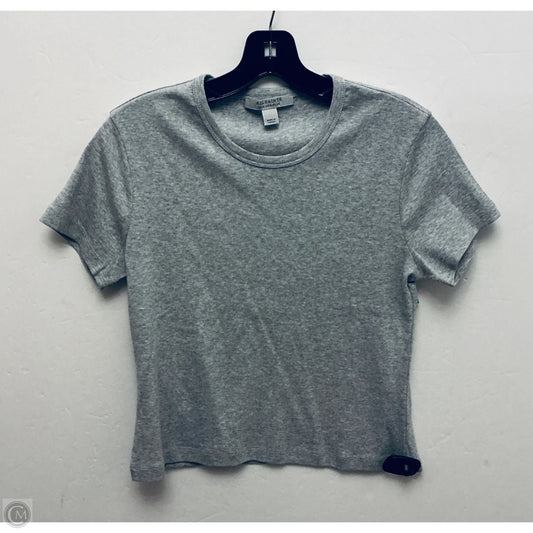 Top Short Sleeve Designer By All Saints In Grey, Size: M