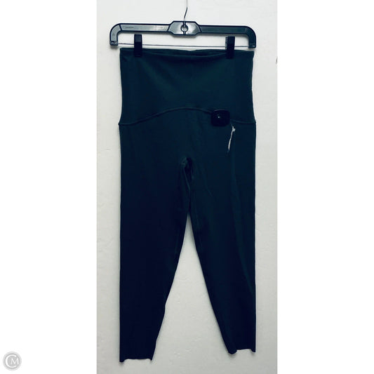 Athletic Leggings By Spanx In Green, Size: M