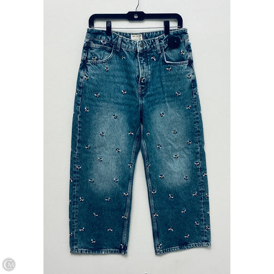 Jeans Wide Leg By We The Free In Blue Denim, Size: 6