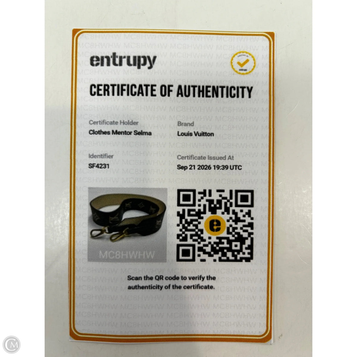 Accessory Luxury Designer Tag By Louis Vuitton