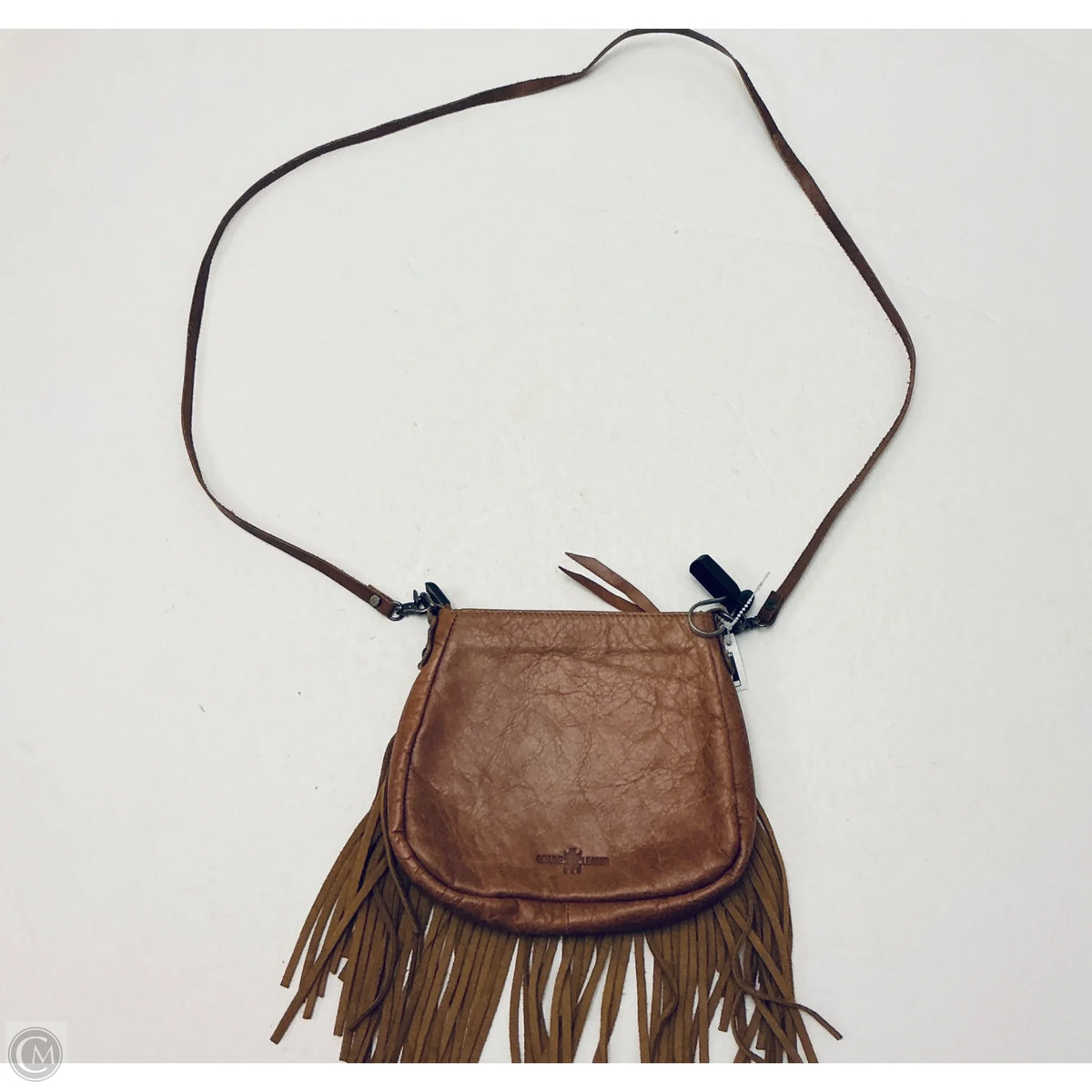 Crossbody Leather By Clothes Mentor, Size: Small