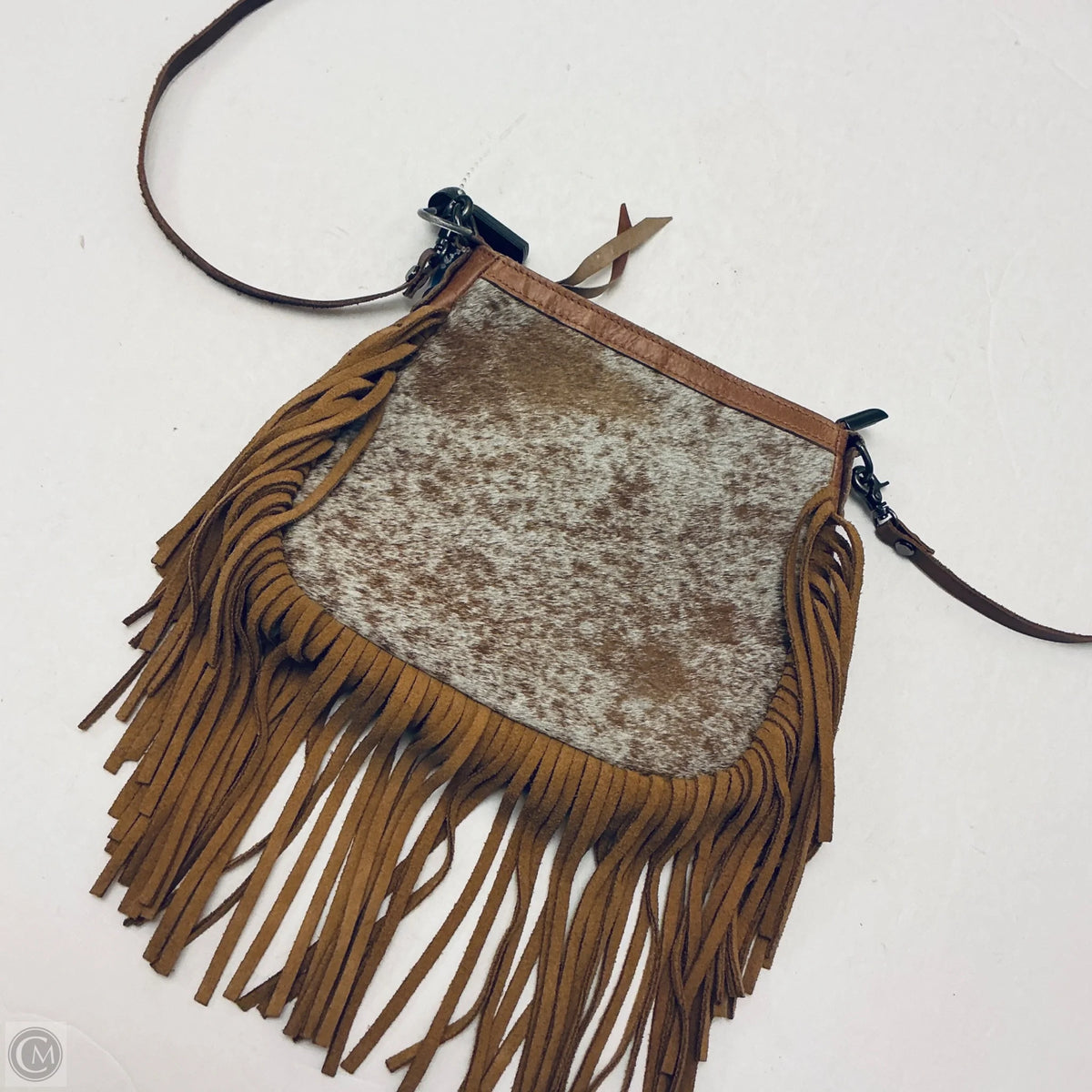 Crossbody Leather By Clothes Mentor, Size: Small