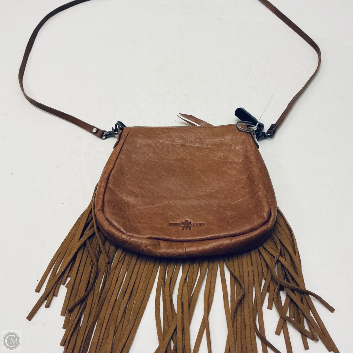 Crossbody Leather By Clothes Mentor, Size: Small
