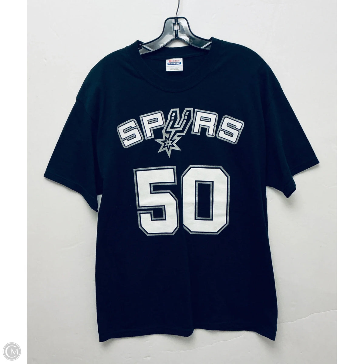 Top Short Sleeve Basic By Clothes Mentor In Black, Size: L