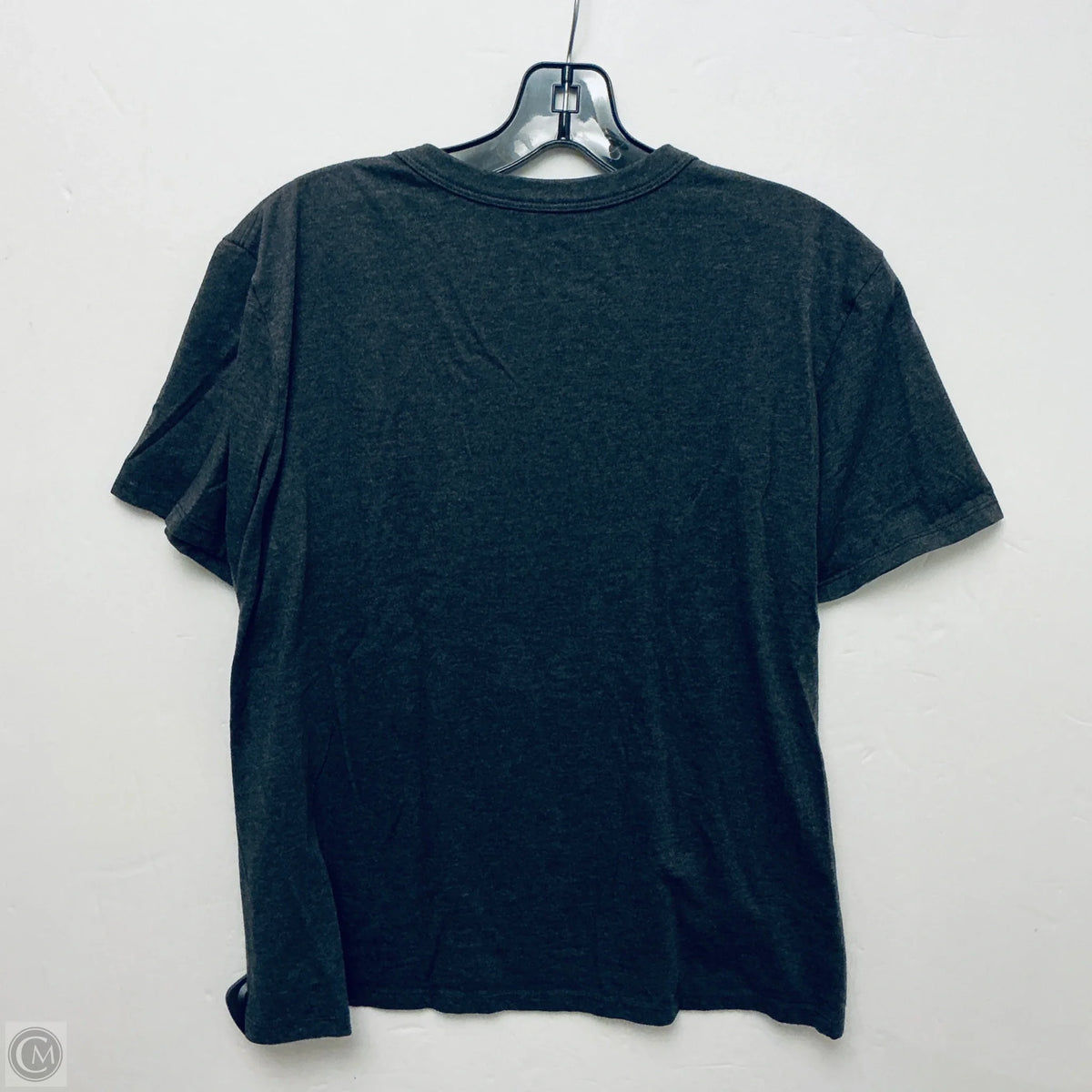 Top Short Sleeve Basic By Clothes Mentor In Grey, Size: M