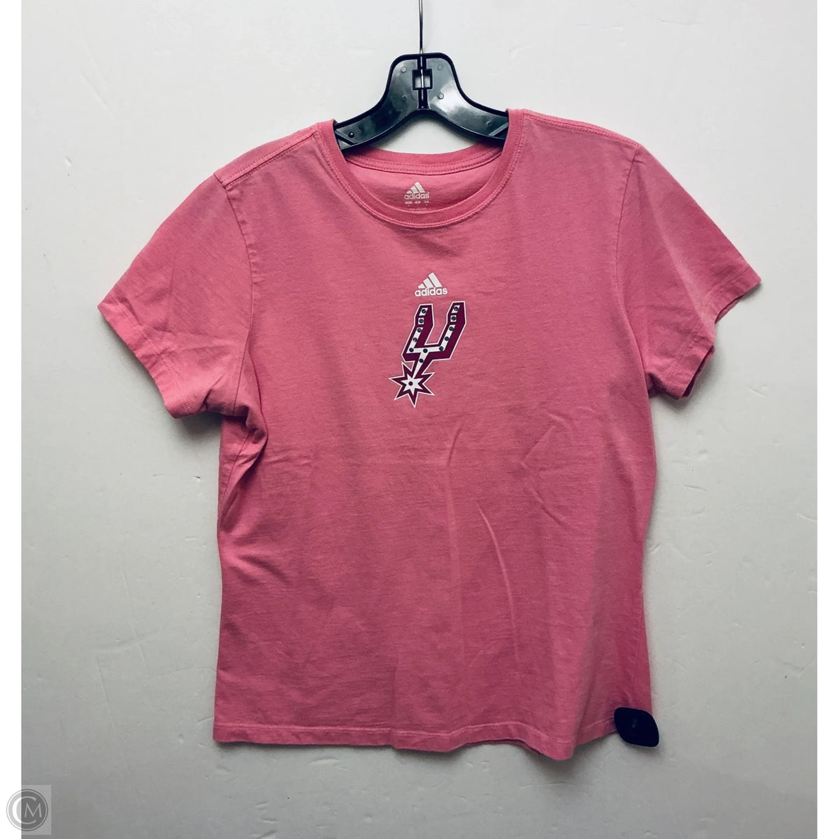 Top Short Sleeve Basic By Clothes Mentor In Pink, Size: L