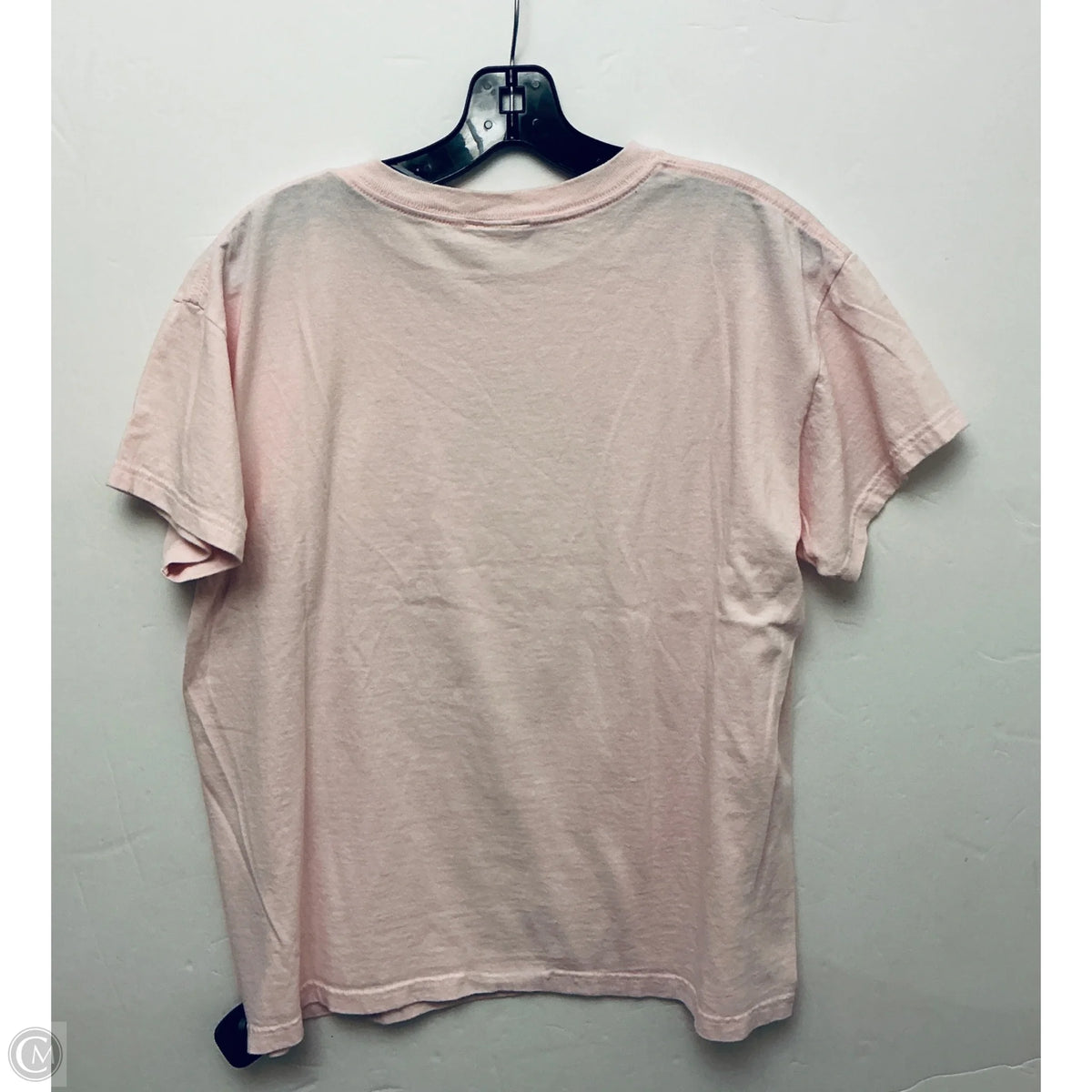Top Short Sleeve Basic By Clothes Mentor In Pink, Size: L
