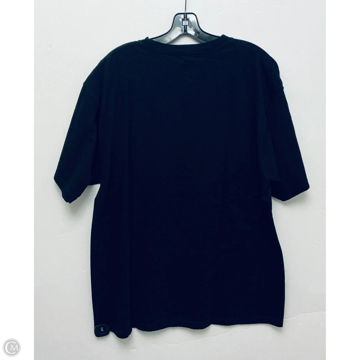 Top Short Sleeve Basic By Clothes Mentor In Black, Size: L