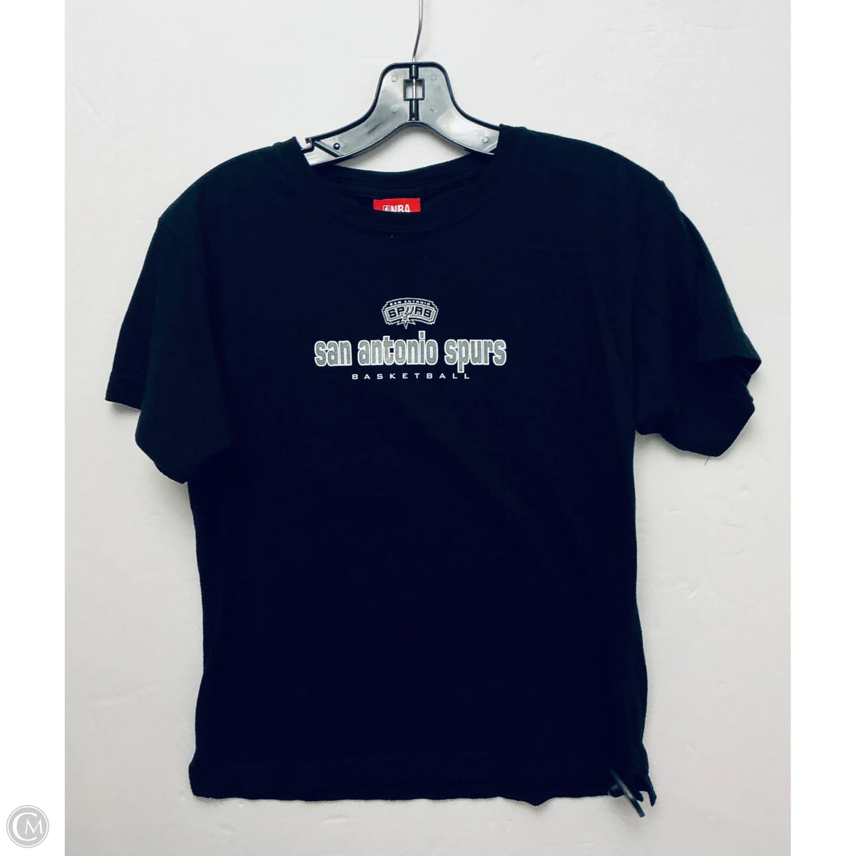 Top Short Sleeve Basic By Clothes Mentor In Black, Size: L