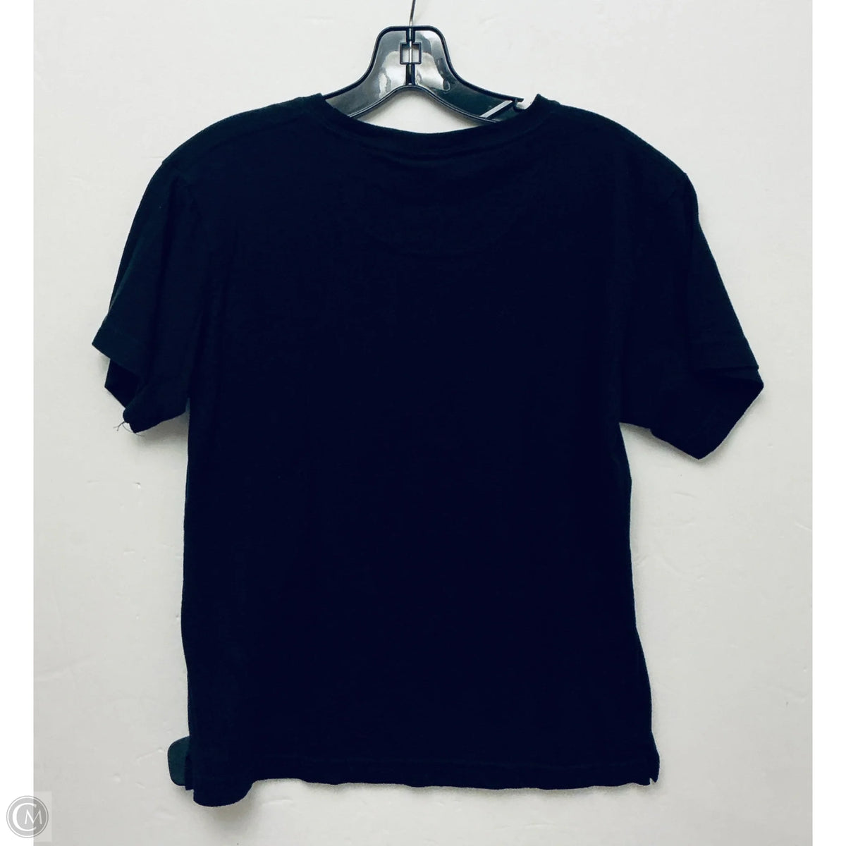 Top Short Sleeve Basic By Clothes Mentor In Black, Size: L