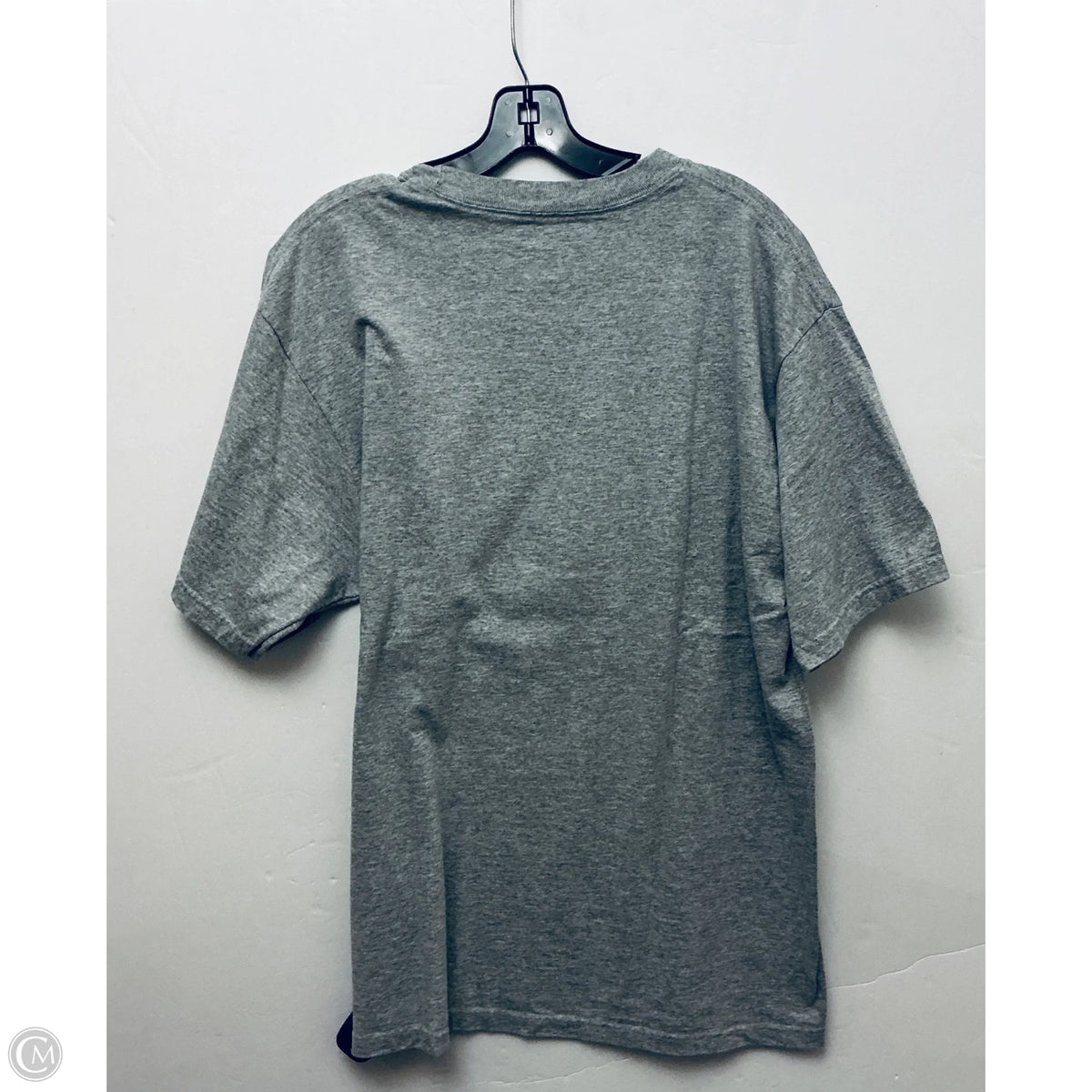 Top Short Sleeve Basic By Clothes Mentor In Grey, Size: L