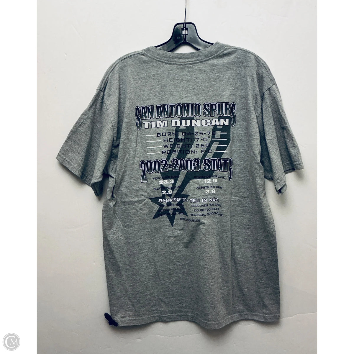 Top Short Sleeve Basic By Clothes Mentor In Grey, Size: L
