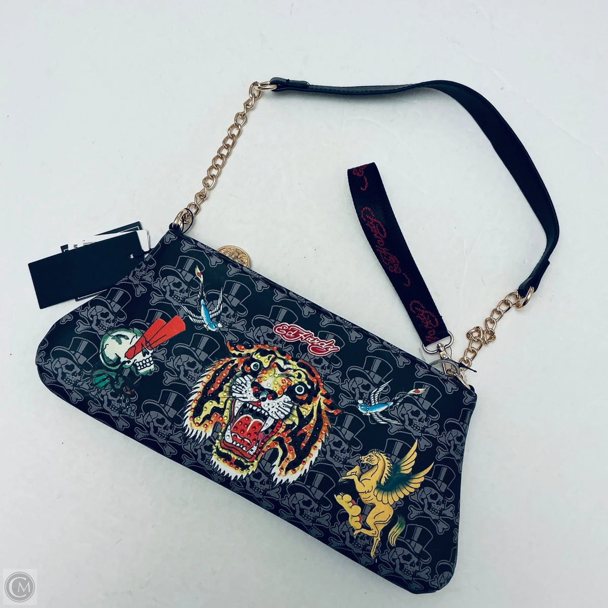 Handbag By Ed Hardy, Size: Small