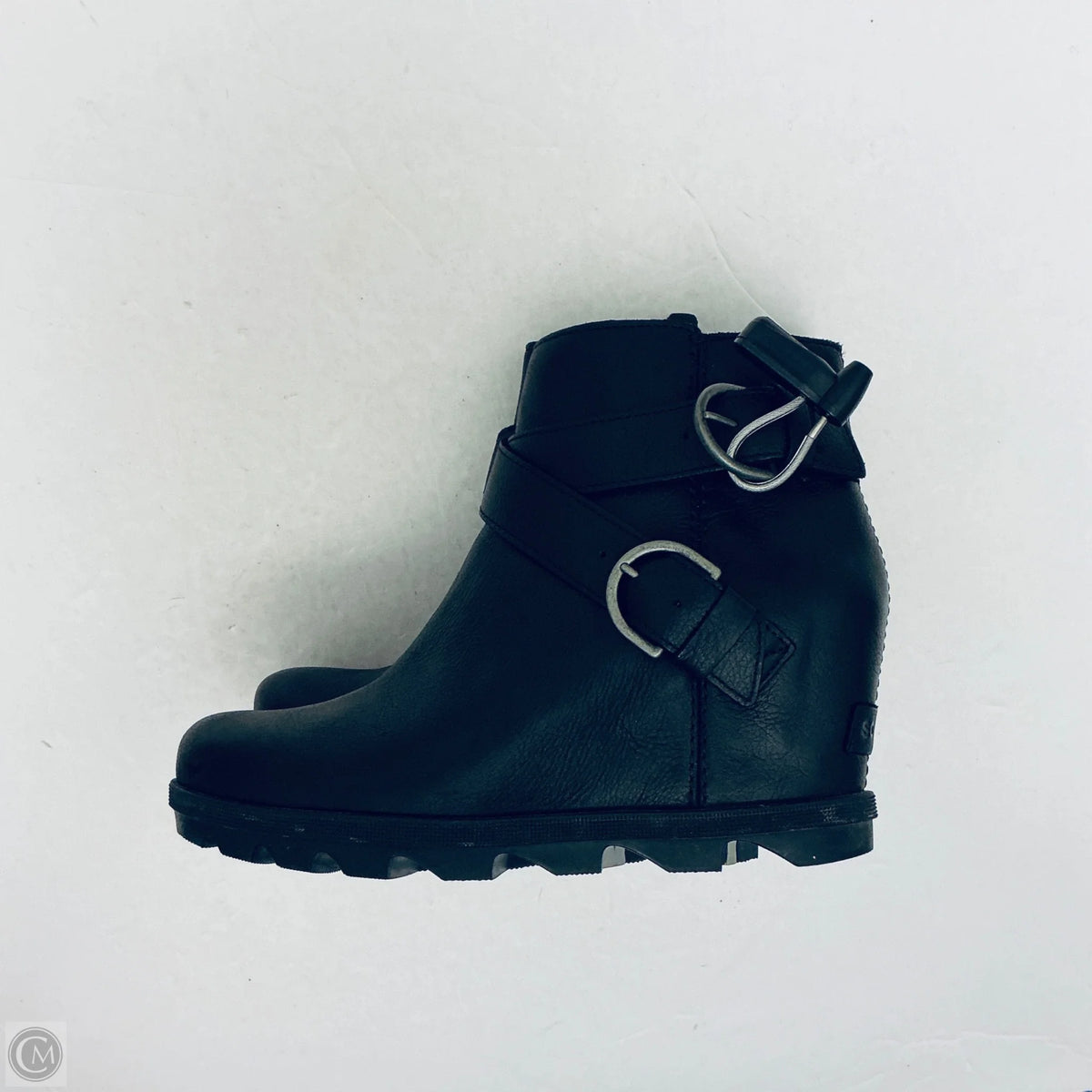 Boots Ankle Heels By Sorel In Black, Size: 9