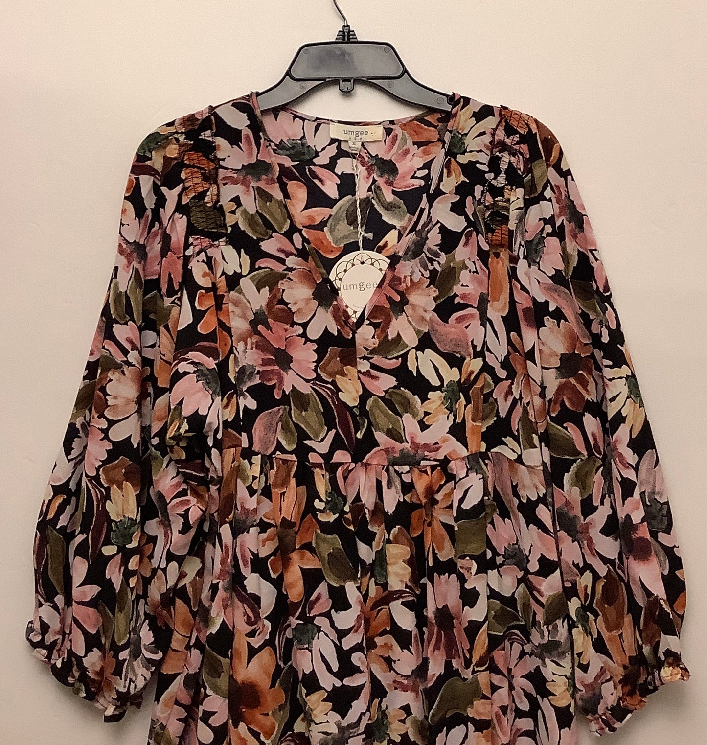 Dress Casual Midi By Umgee In Floral Print, Size: Xl