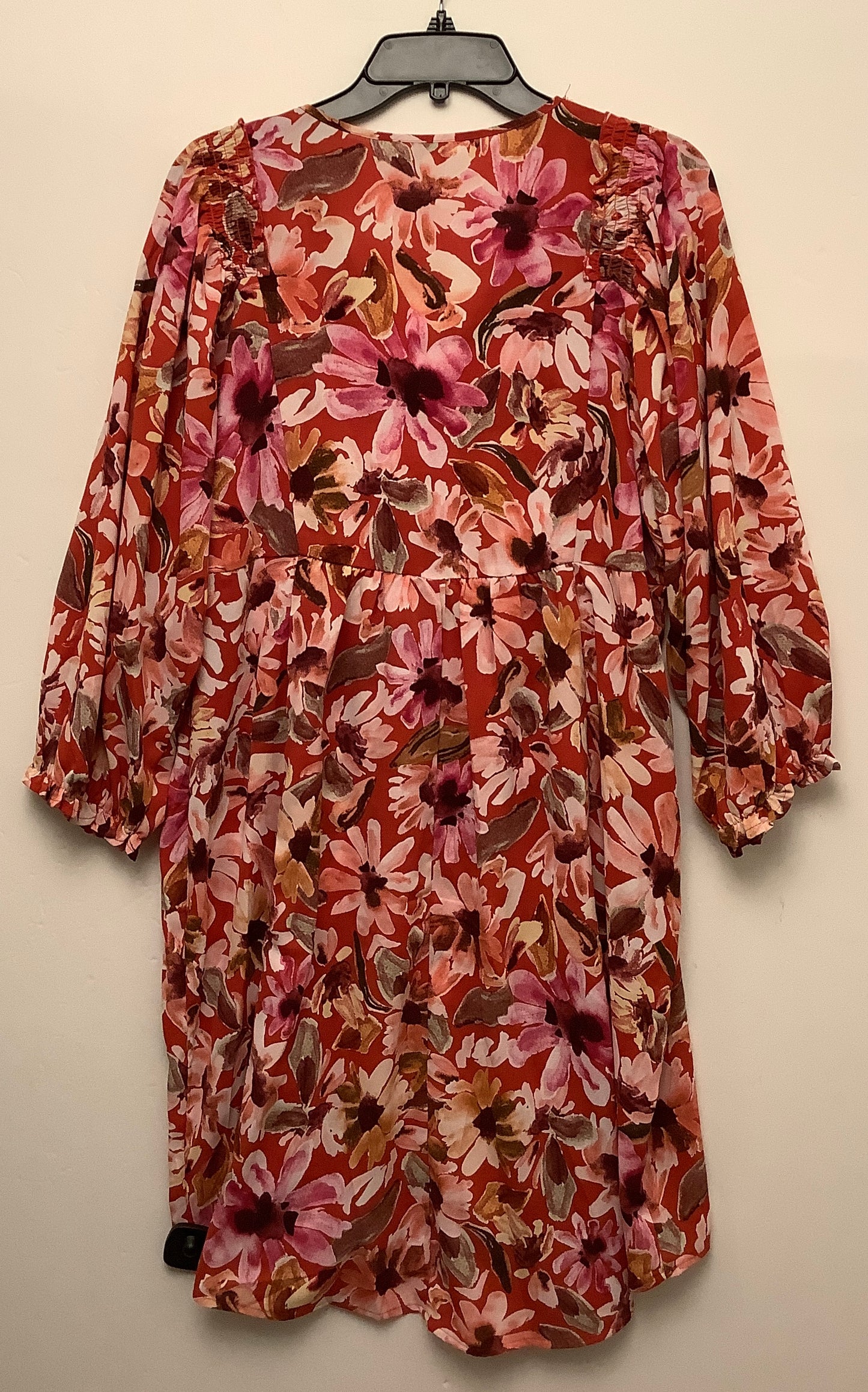 Dress Casual Midi By Umgee In Floral Print, Size: Xl