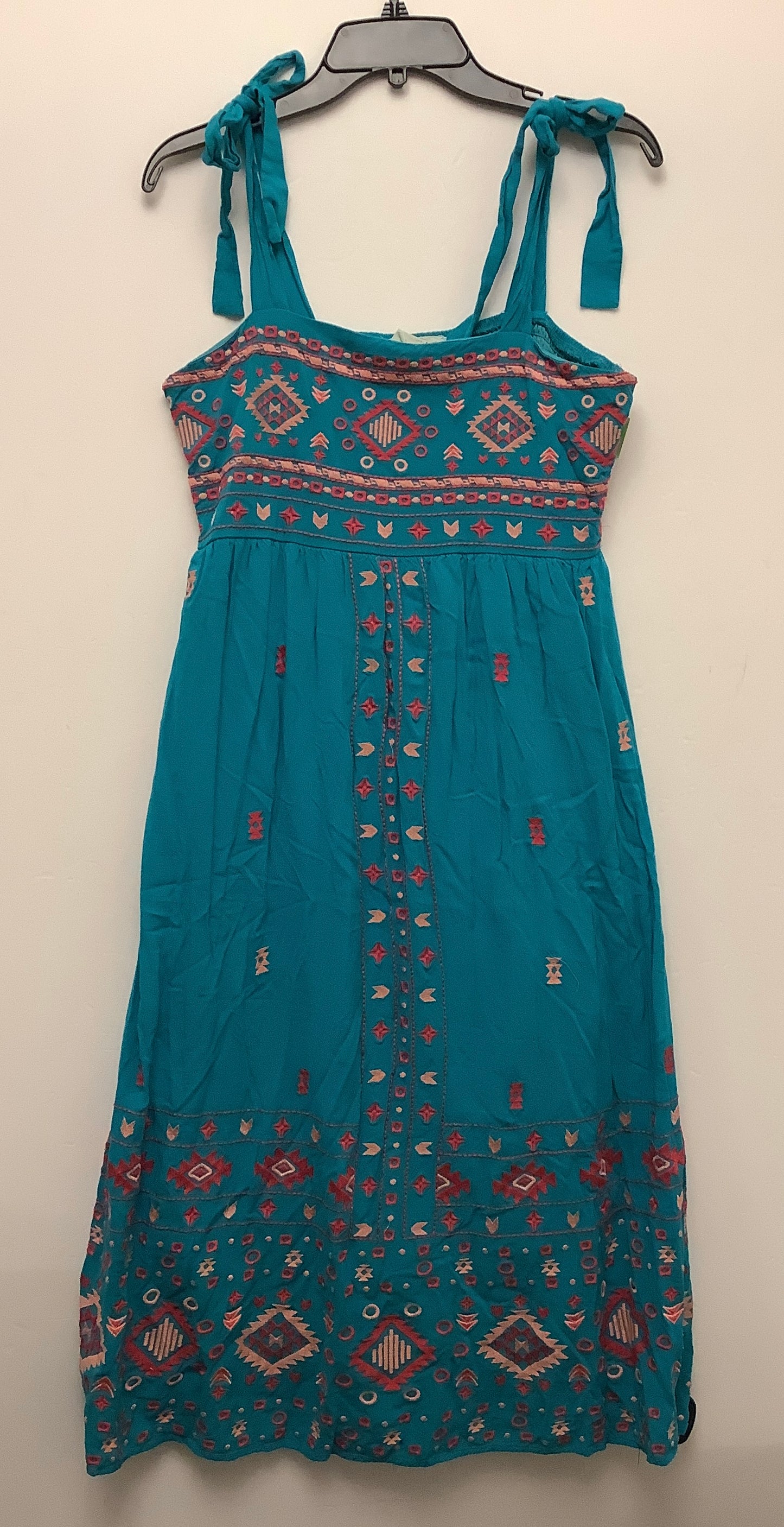 Dress Casual Maxi By Savanna Jane In Teal, Size: L