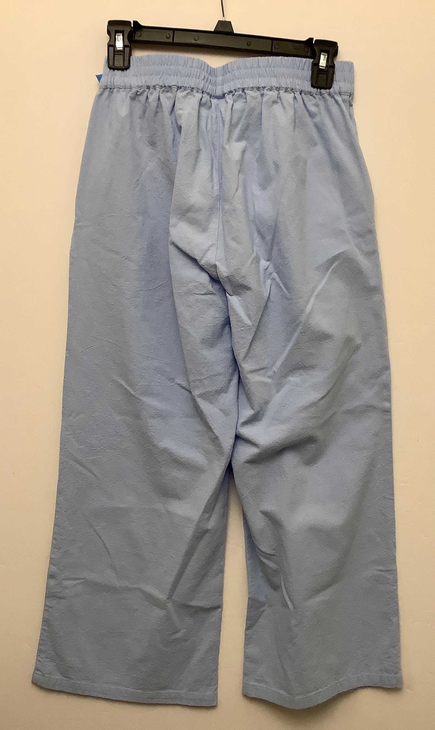 Pants Linen By Clothes Mentor In Blue, Size: 4