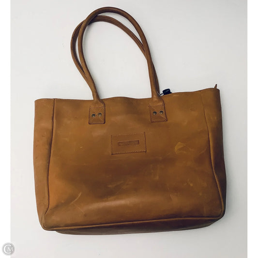 Handbag Leather By Clothes Mentor, Size: Large